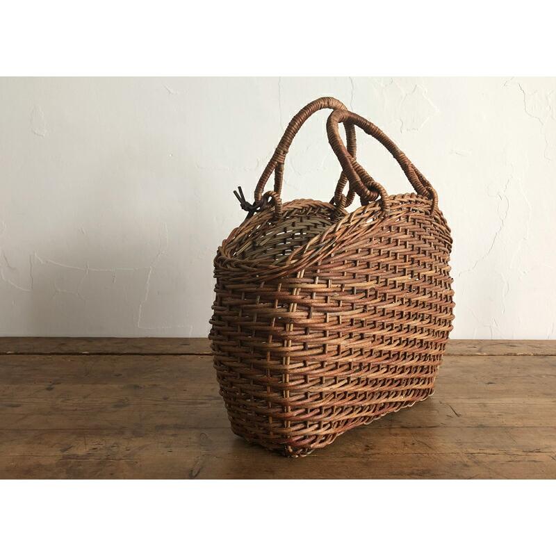 松野屋 あけび シェル手提げかご かごバッグ あけびかご 和装 浴衣