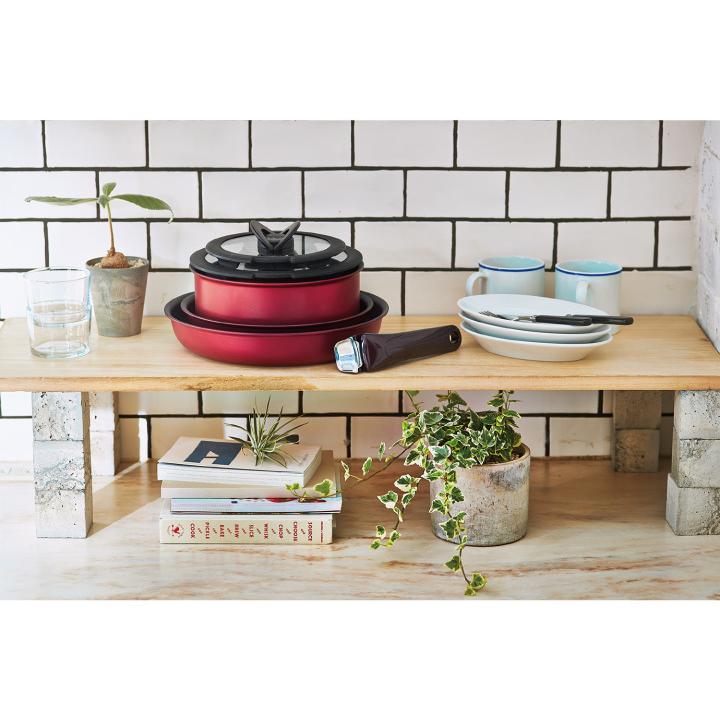 インジニオ・ネオ 爆買 ティファール 鍋 フライパン セット IHルージュ