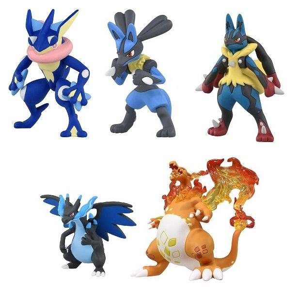 5種セット] ポケットモンスター モンコレ ゲッコウガ + ルカリオ