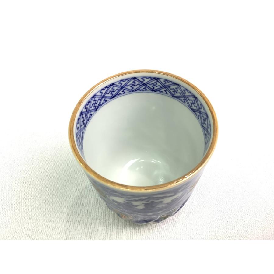 京焼・清水焼 色絵間取牡丹山水捻湯呑 加藤雲泉（雲泉窯） : 京焼