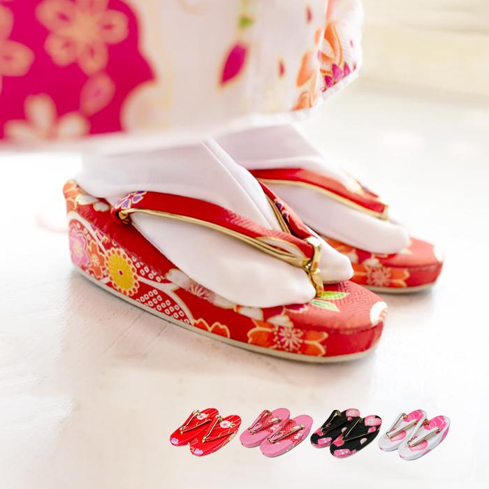 KYOETSU（京越） 七五三 女の子 3歳 草履 ぞうり (草履 女の子 友禅