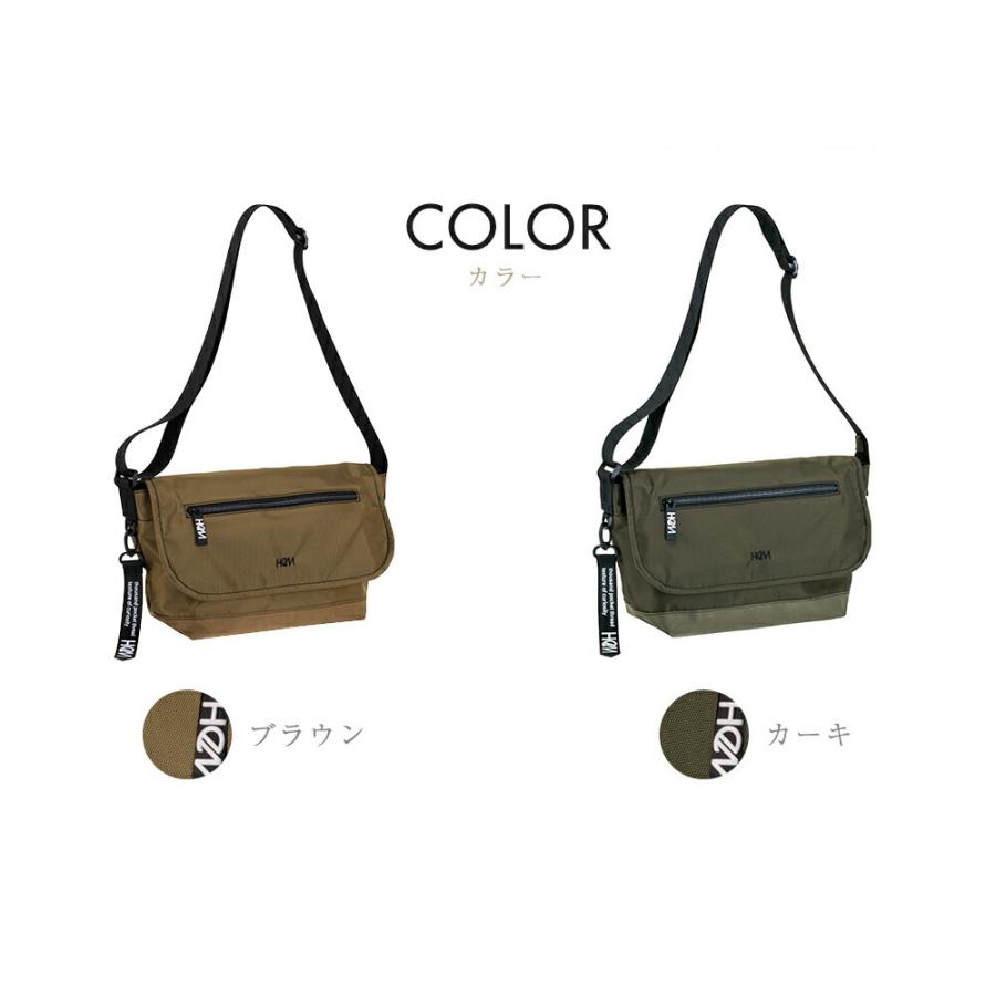HeM（ヘム） ミニショルダー フラップバッグ メッセンジャーバッグ