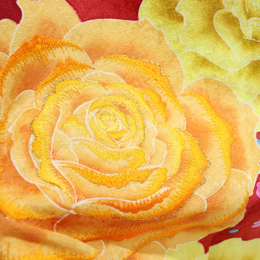 振袖 中古 フルセット 正絹 一式 成人式 格安 良品 リサイクル 着物