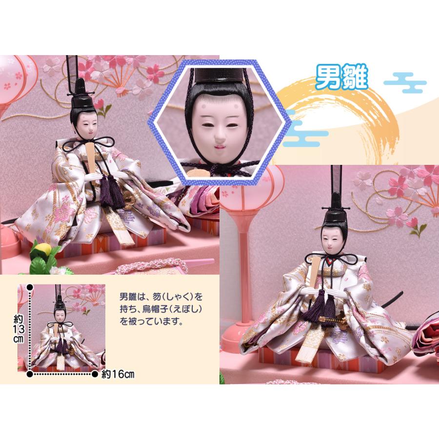 雛人形 コンパクト ひな人形 【選べるおひな】雛人形 ケース飾り