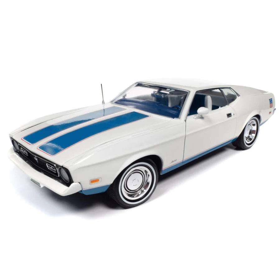 ミニカー 1/18 1972 マスタング マッハ1 白色 1972 Ford Mustang