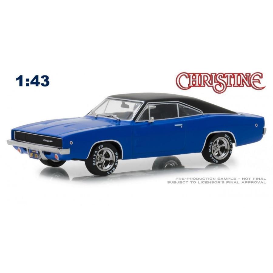 1/43 GREENLIGHT 1968 ダッジ・チャージャー 青 映画クリスティーン