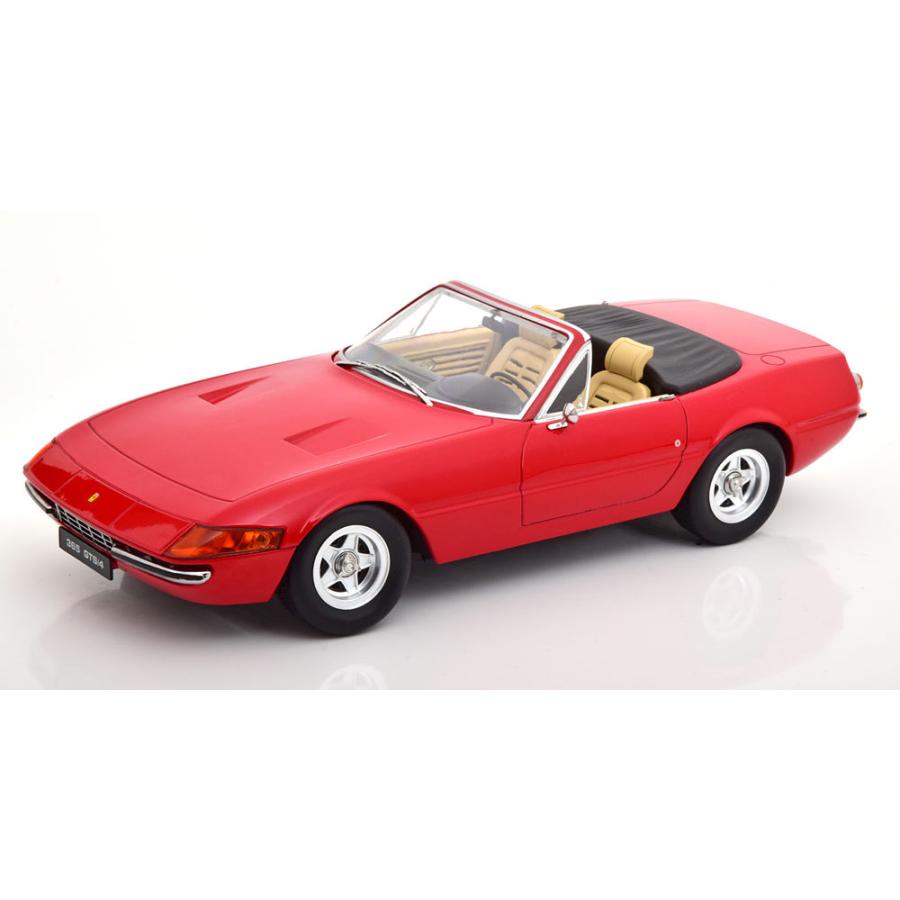 ミニカー 1/18 1969 フェラーリ 365 GTB/4 デイトナ・スパイダー 赤色