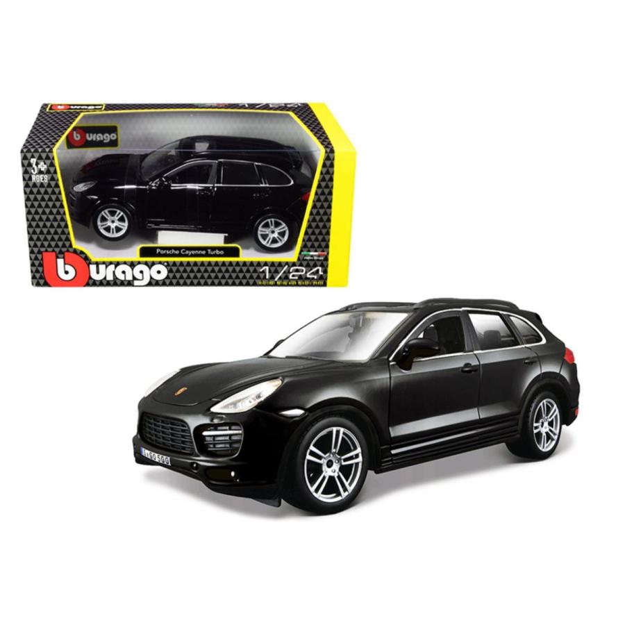ミニカー ポルシェ カイエン ターボ 黒色 Porsche Cayenne Turbo