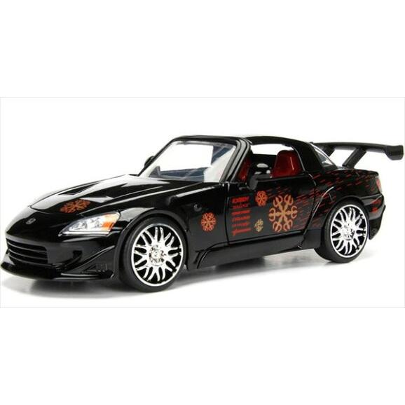 ミニカー 1/24 JadaTOYS ワイルドスピードミニカー ホンダS2000 黒