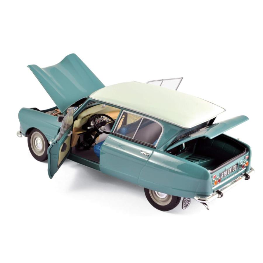 ミニカー シトロエン アミ6 1964 NOREVノレブ 緑 1/18 1964 Citroen