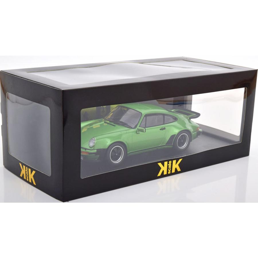 ミニカー 1/18 ポルシェ 911 （930）ターボ 3.0 1978 グリーンメタ色