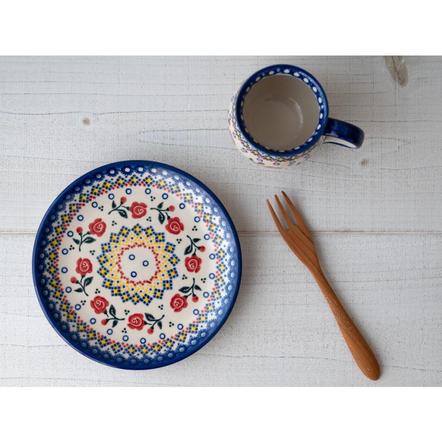 ポーリッシュポタリー 平皿 直径17cm V195 VENA社 ポーランド食器 洋食