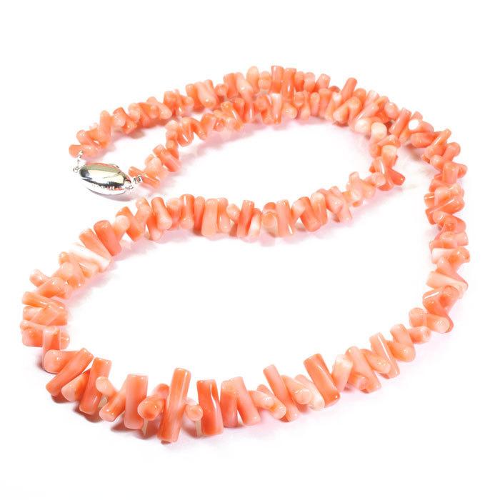 宝石珊瑚のSANSUI ピンク 深海 珊瑚 ネックレス 枝サンゴ ヤタラ