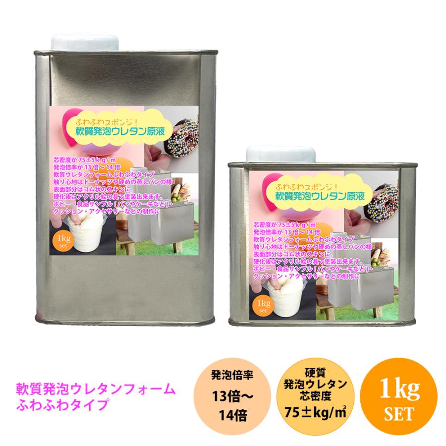 PROST ふわふわスポンジ！軟質発泡ウレタン原液 1kgセット : PROST