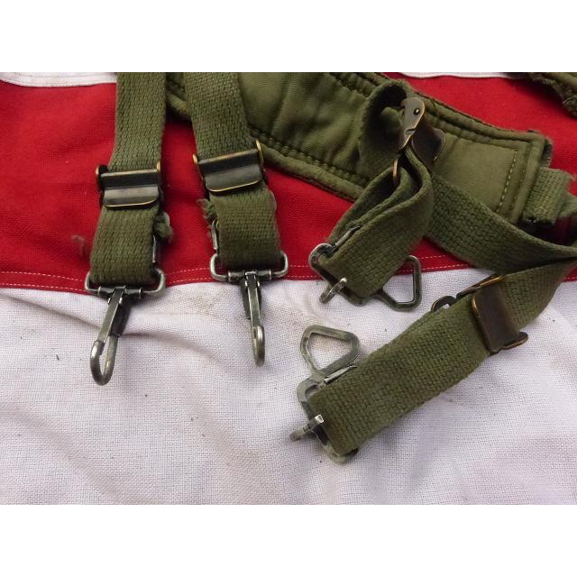 レア! 米軍実物 ナム戦 Hサスペンダー サイズL M1956 M56 コットン
