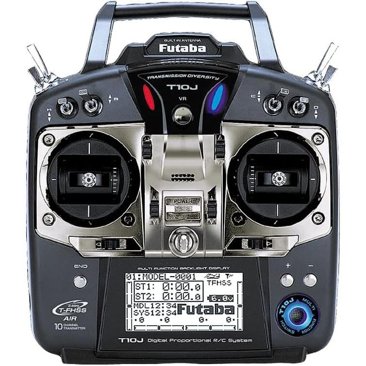 FUTABA 10J ヘリ用送信機単品 MODE1＝右スロットル仕様 10JH-TX-MD1
