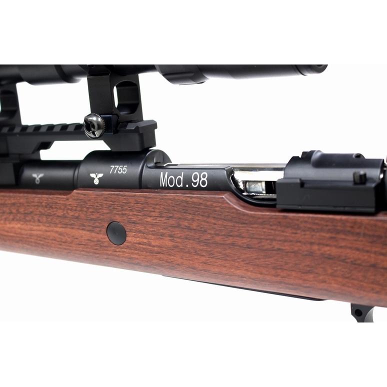 DOUBLE BELL製 Kar98k リアル刻印 フェイクウッド 排莢式エア