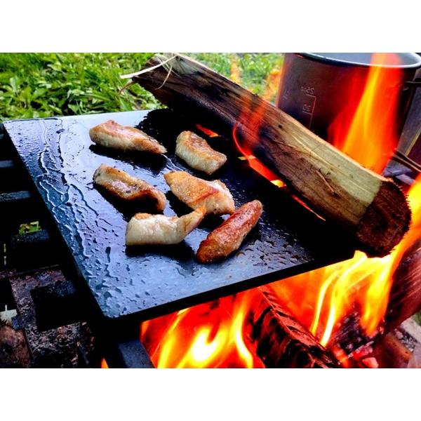 9ミリ極厚鉄板 大(30×18cm) HOBI 日本製 9mm黒皮鉄 無骨でタフ 業務用