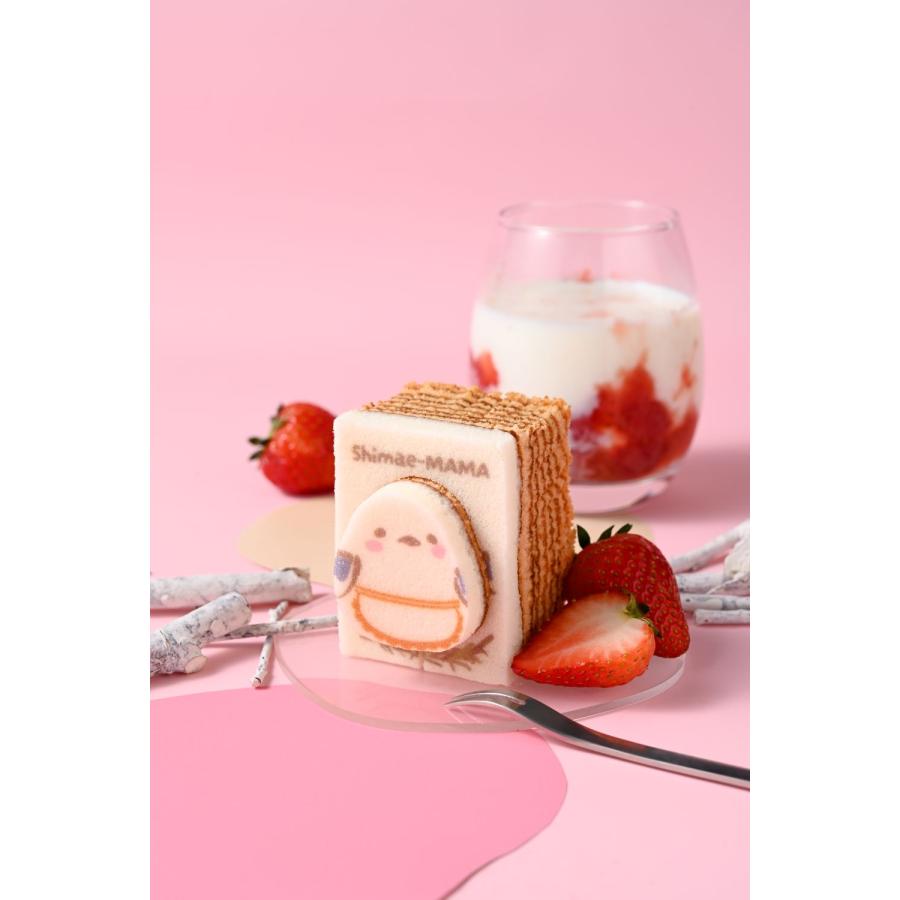 カタヌキヤ シマエナガファミリー しまえママのかたぬきバウム いちご