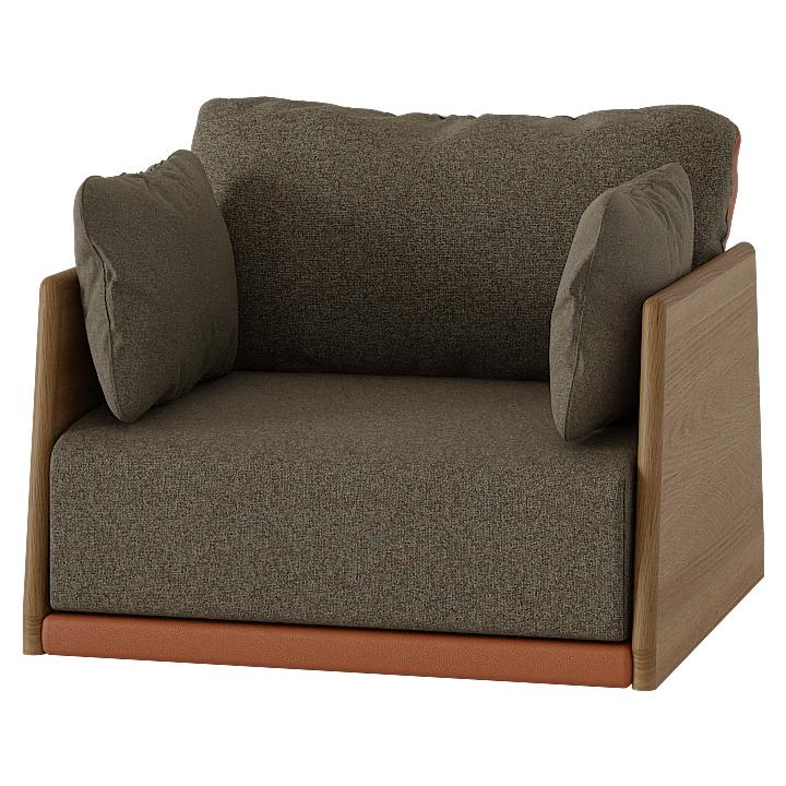 シギヤマ家具工業 シギヤマ家具 ソファ ロア 88cm 1人がけ ローソファ