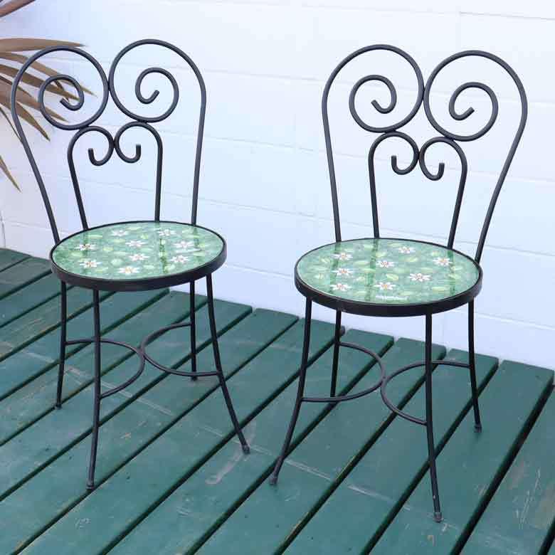 イタリア テーブルセット デイジー ガーデンテーブル チェア 7点セット