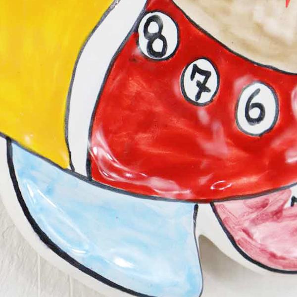 時計 壁掛け おしゃれ イタリア 魚 ニーノ パルッカ イタリア製