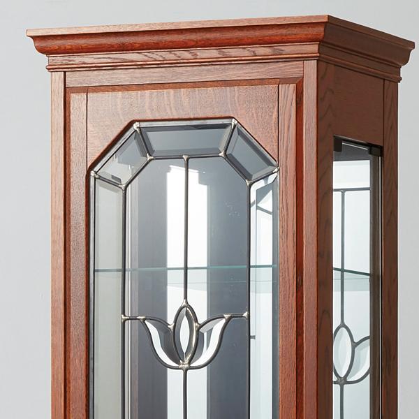 カントリーハウス ショーケース L キュリオケース ガラスケース オーク