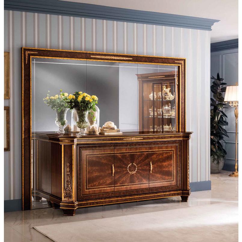 イタリア ローキャビネット 3ドアサイドボード モディリアーニ アレド