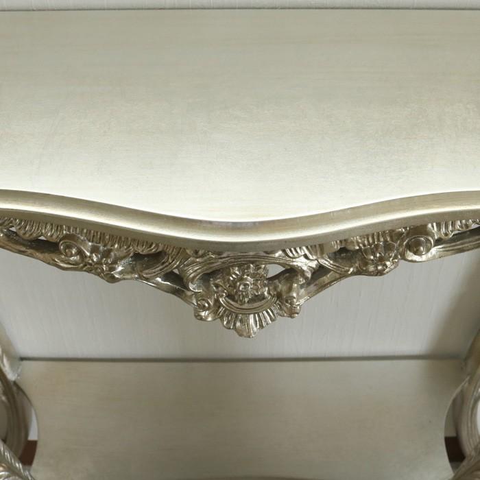 イタリア コンソール テーブル シルバー 85cm 花台 フラワースタンド