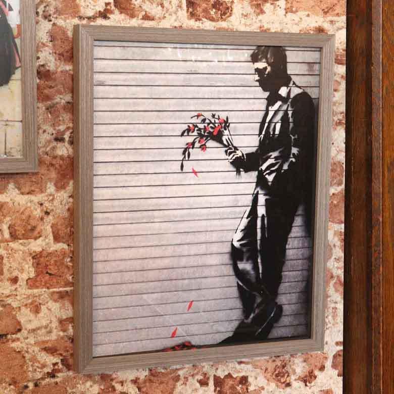 アートパネル おしゃれ バンクシー Wither Banksy アートポスター