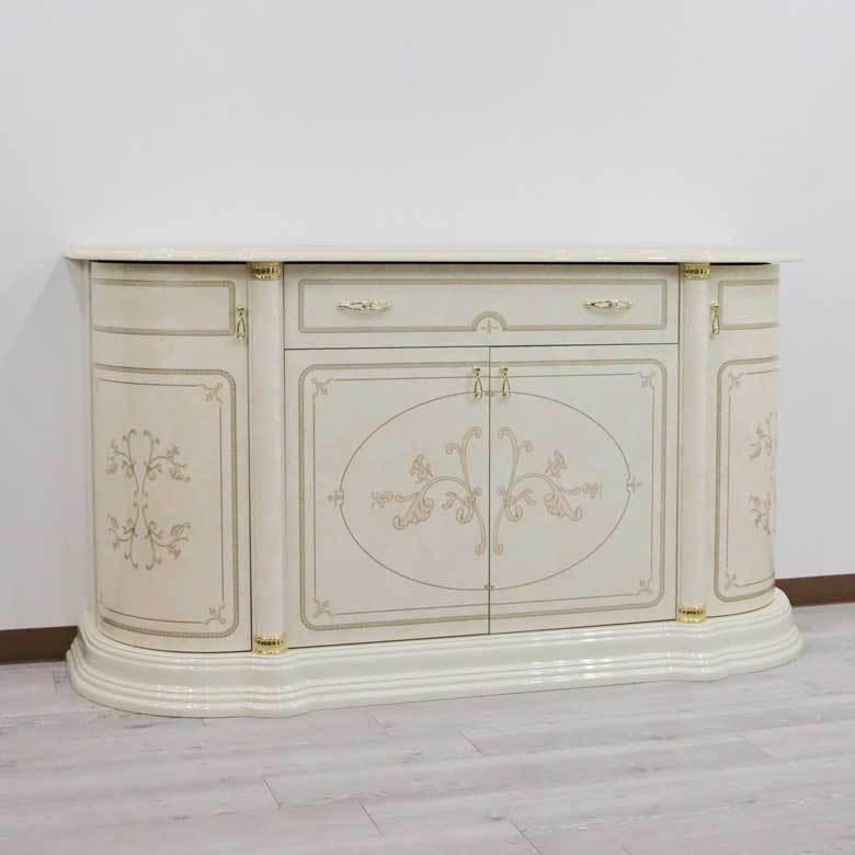 サルタレッリ フローレンス 4ドア サイドボード ローキャビネット