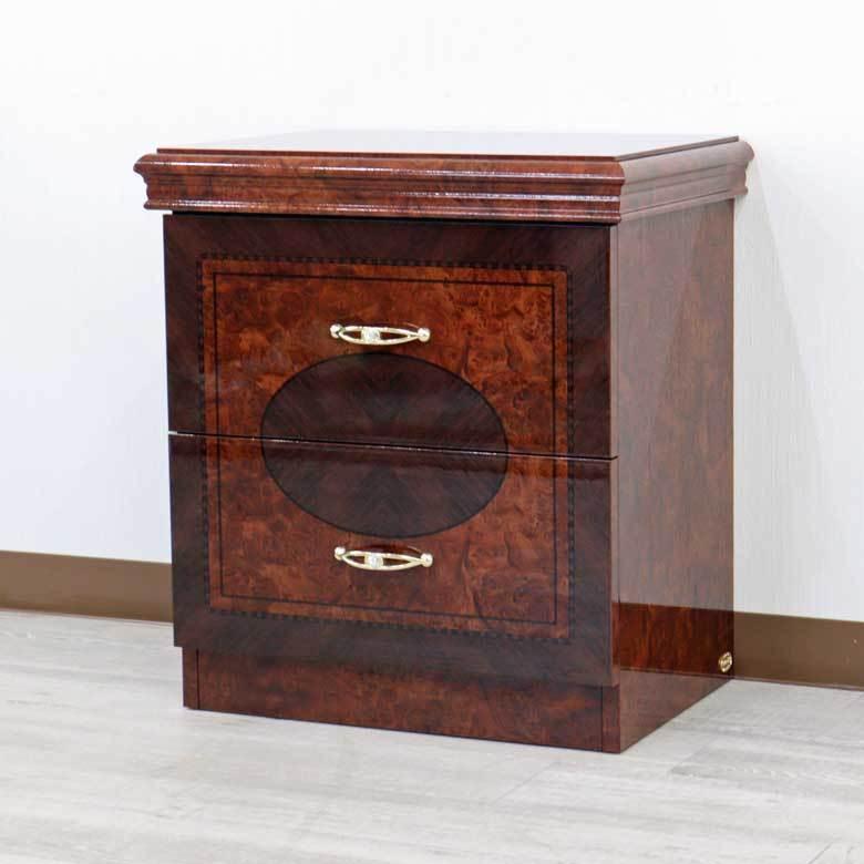 サルタレッリ フローレンス 2段 ナイトテーブル チェスト ベッドサイド