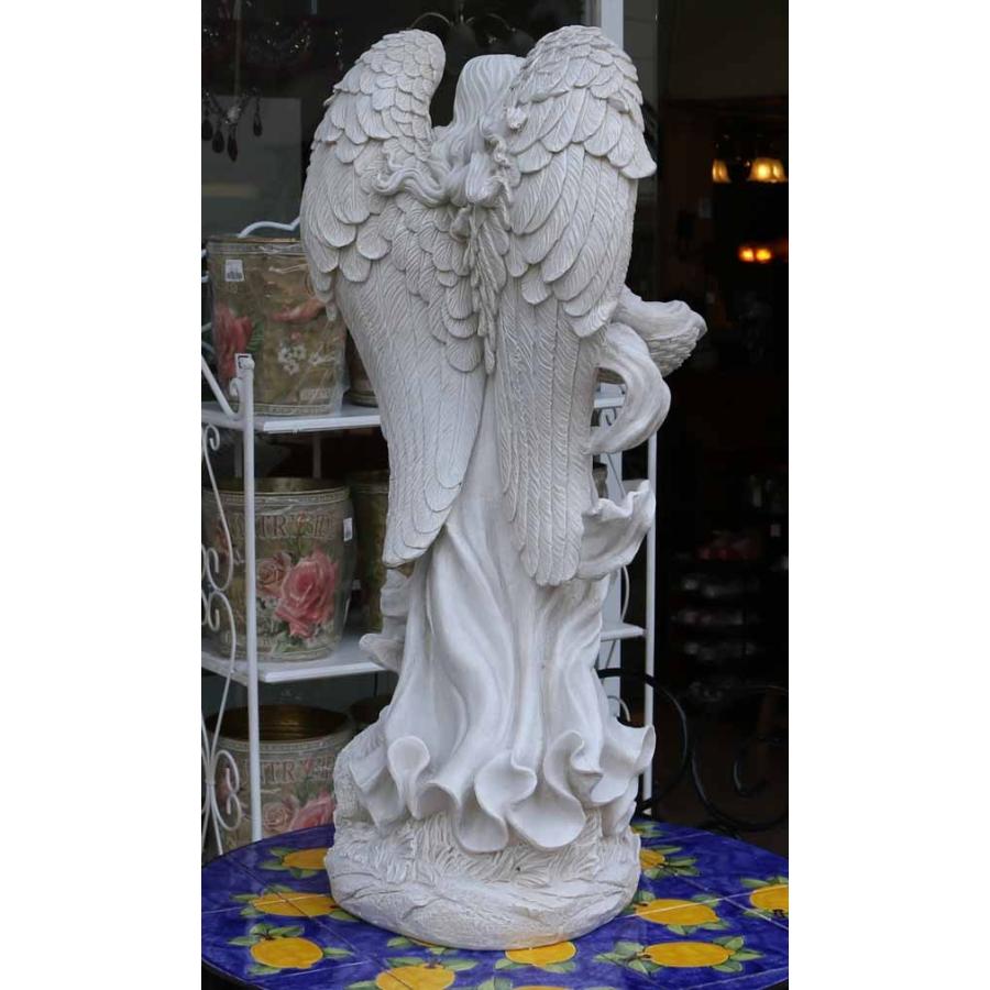 ラージエンジェル フィーダー ガーデン 置物 アンティーク
