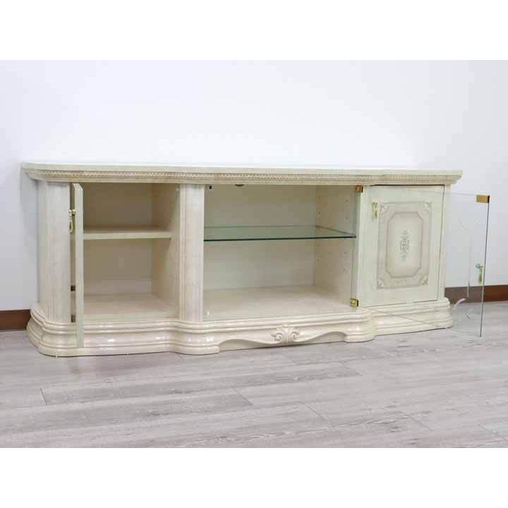 サルタレッリ アマルフィ テレビボードL アイボリー イタリア テレビ台
