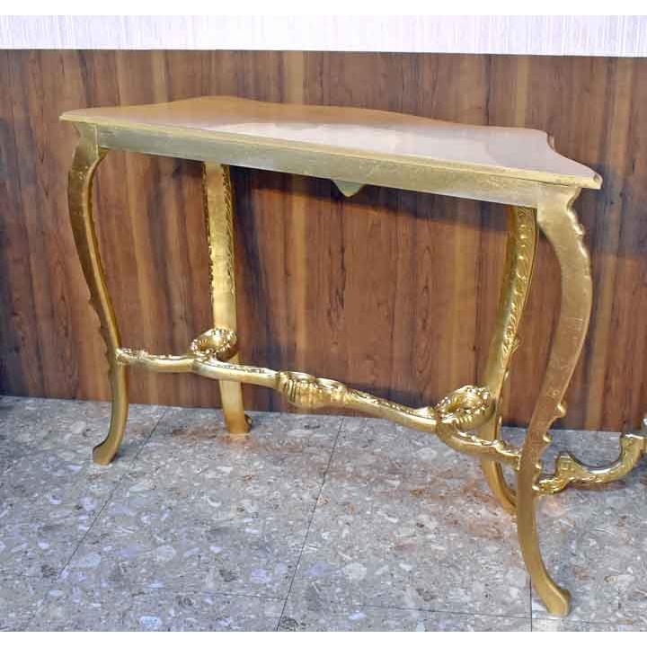 イタリア コンソールテーブル ゴールド 117cm アンティーク 花台