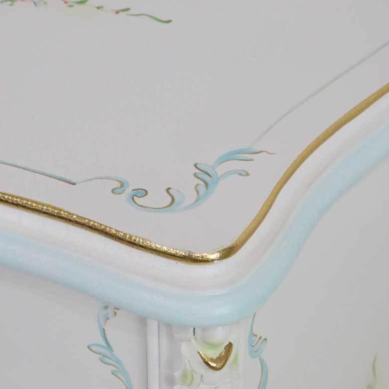 ロココ 5段チェスト タンス 収納家具 チェスト 衣類収納 3引き出し 猫