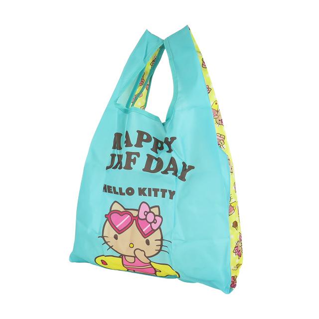 ハローキティ エコバッグ キティ サンリオ 買い物バッグ 日焼けキティ