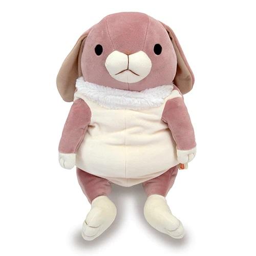もちうさ ロップイヤー ピンク Lサイズ うさぎ ぬいぐるみ ウサギ