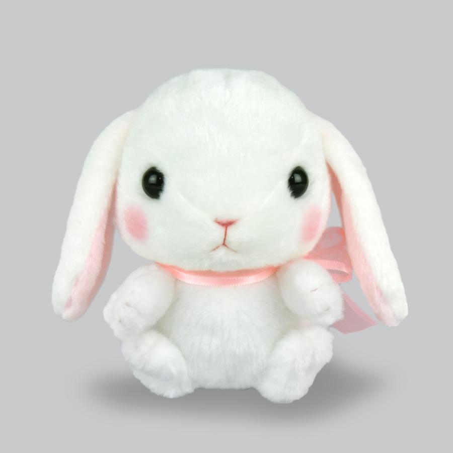 ぽてうさろっぴー しろっぴー ST うさぎ ぬいぐるみ ウサギ ロップ