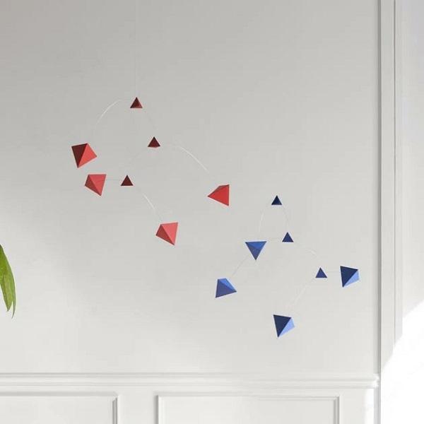 モビール 組み立て ペーパー POLYGON MOBILE B DIY キット 子供 キッズ