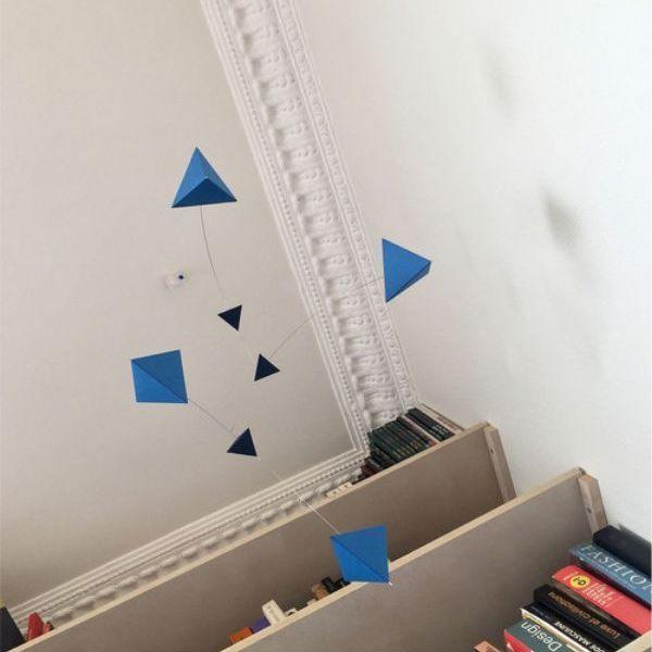 モビール 組み立て ペーパー POLYGON MOBILE B DIY キット 子供 キッズ