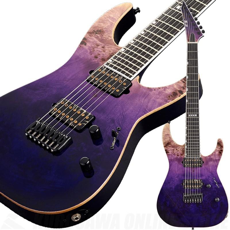 E-II M-II-7 NT HIPSHOT(Purple Natural Fade)[7弦]《受注生産品》(ご