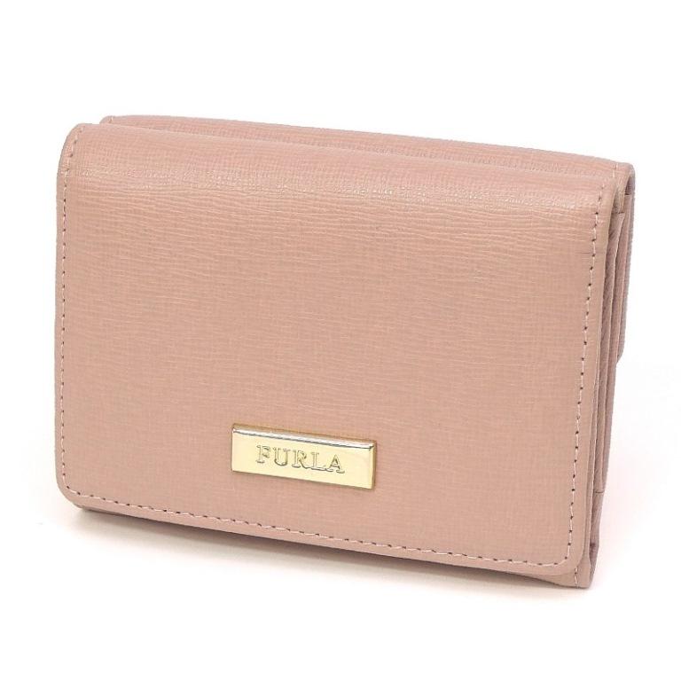 FURLA（フルラ） 三つ折り財布 両開き ピンク 【中古】(66609) : 堀田