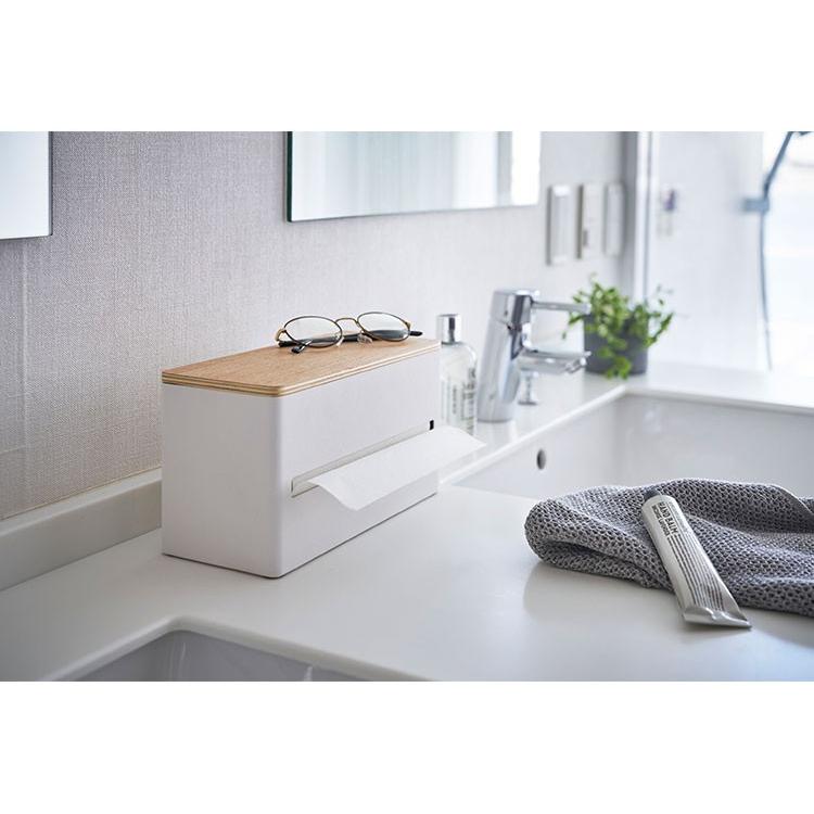 tower ペーパータオルホルダー おしゃれ ティッシュケース シンプル