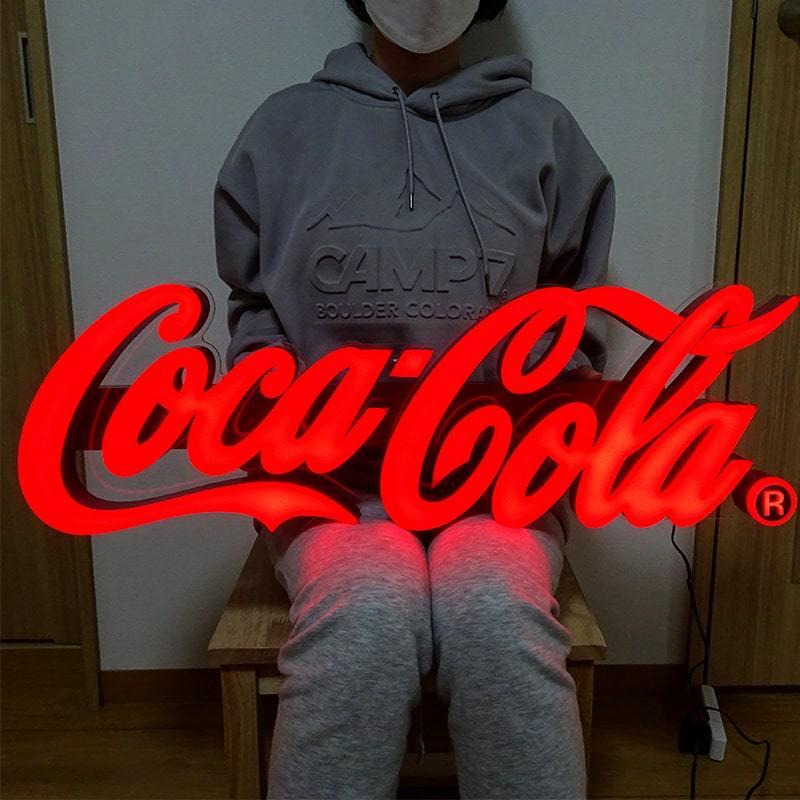 Coca Cola（コカコーラ） LEDライト ガレージ 看板 ネオン レタリング