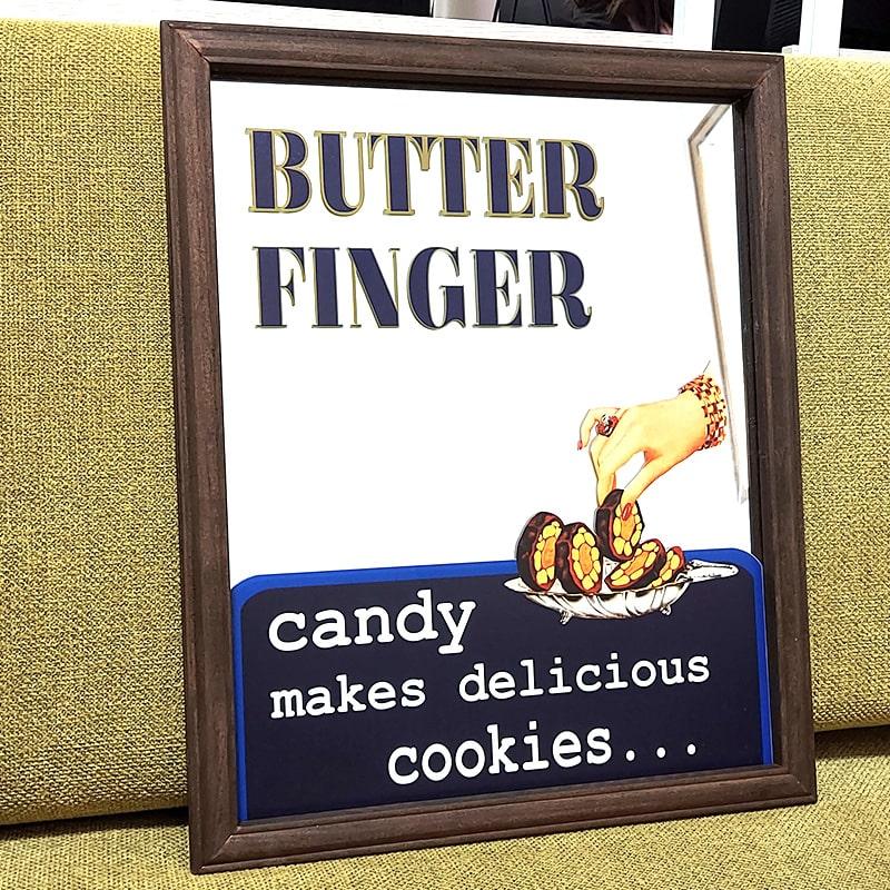 パブミラー おしゃれ アメリカン 木製 ミラー かわいい アンティーク