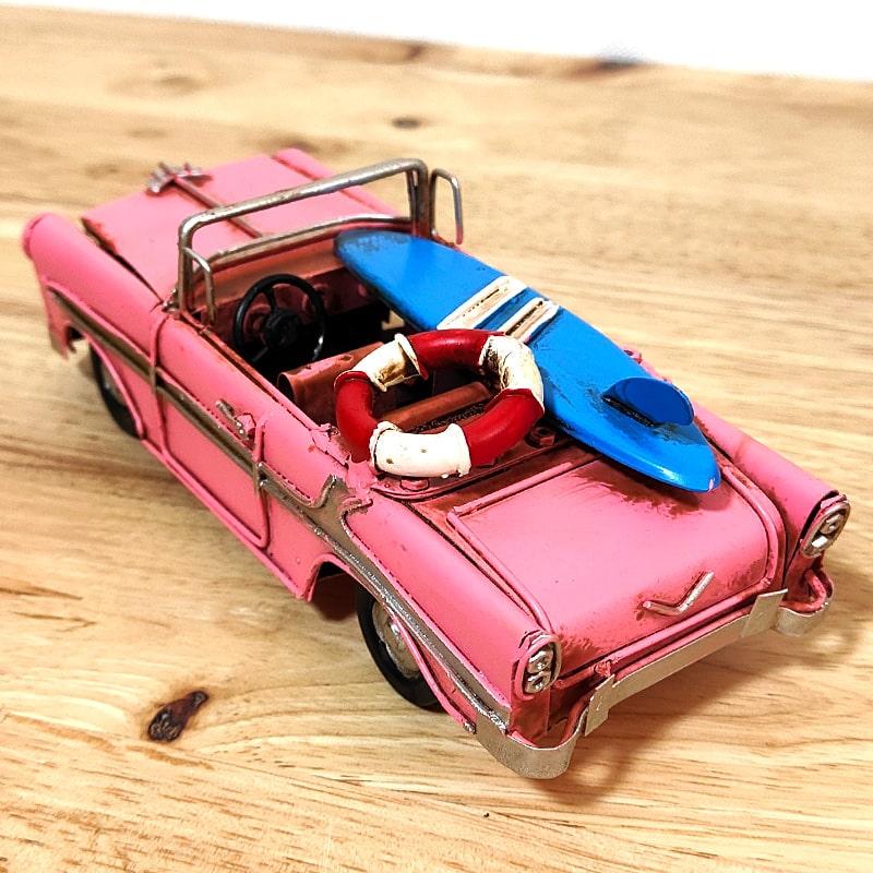 アメリカン レトロ ブリキ ビンテージカー キャデラック サーフィン