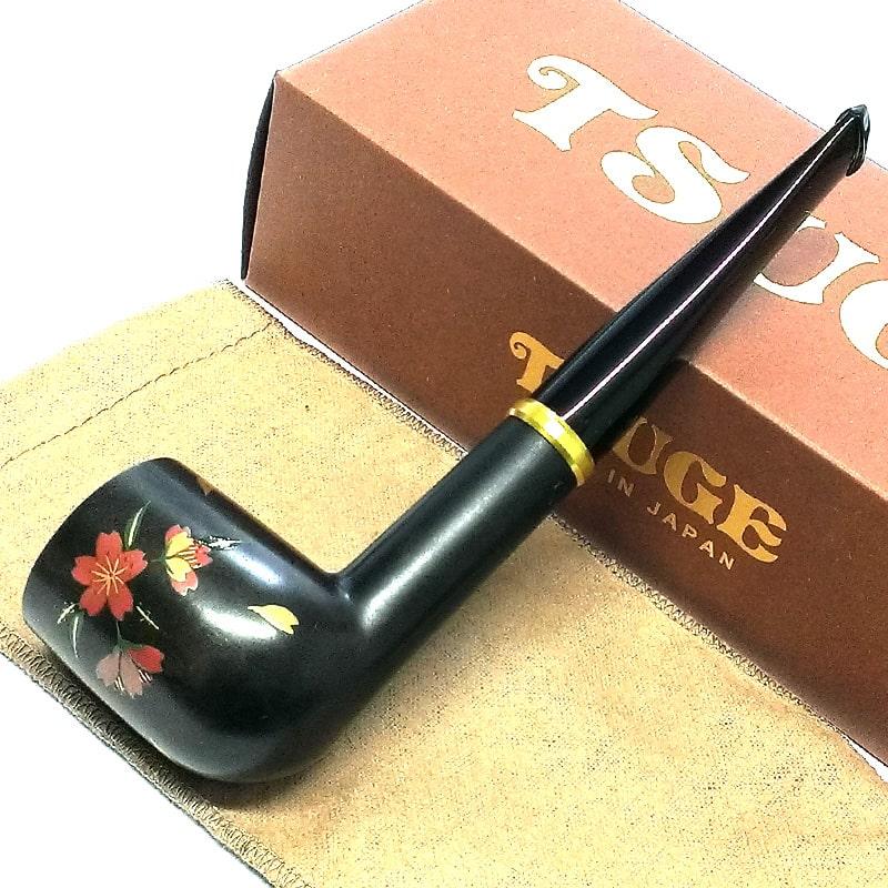 パイプ 喫煙具 ツゲ 蒔絵 桜花爛漫 TSUGE 柘製作所 おしゃれ サクラ