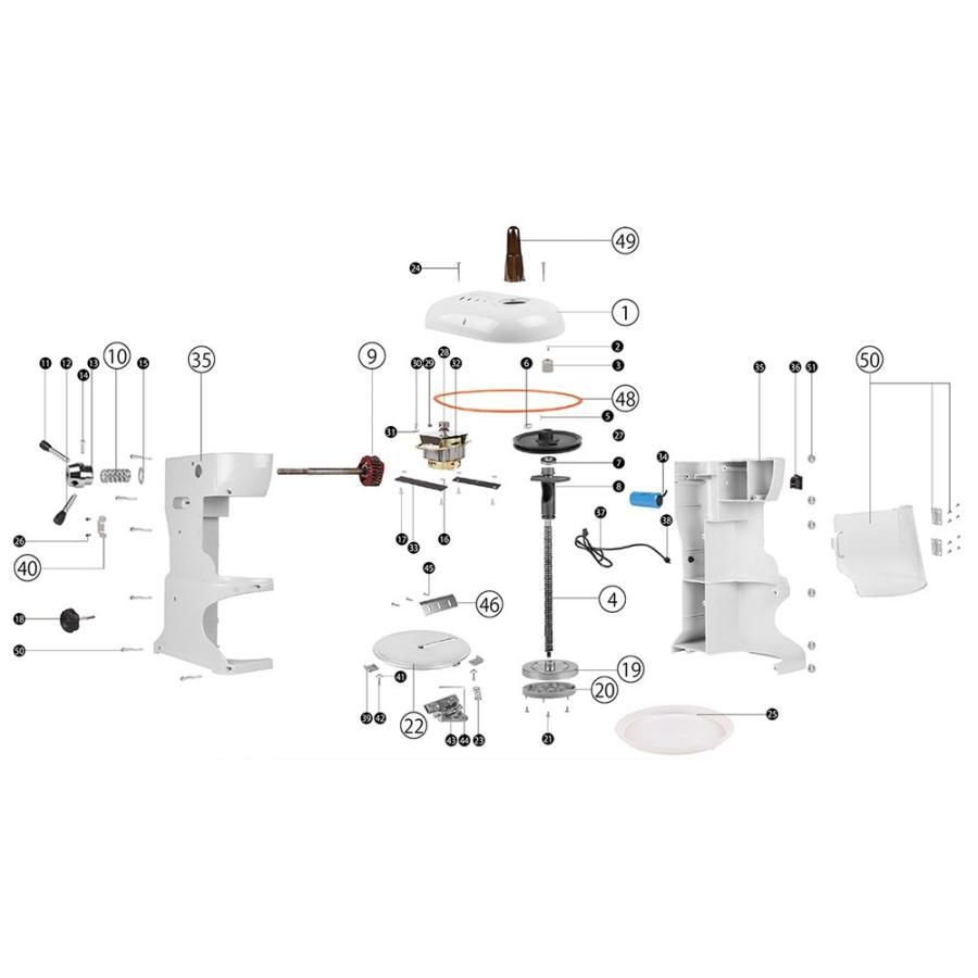 ハイガー かき氷機 WF-A288・WF-A299用 スパイクアッシー A288-P1920