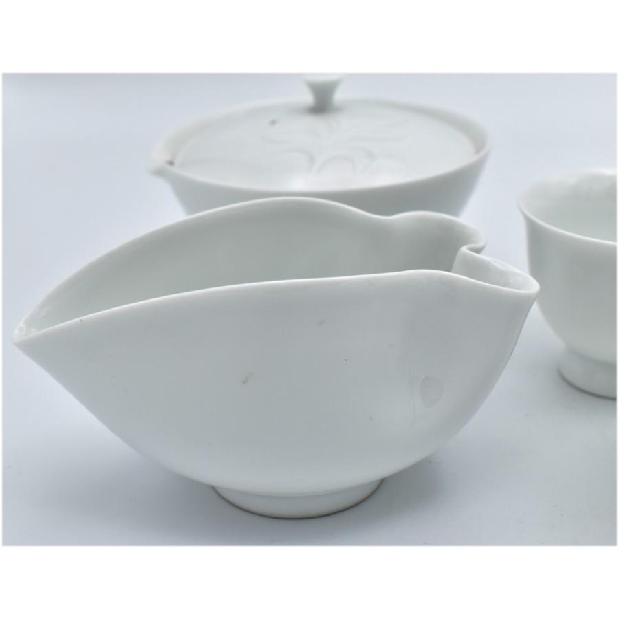 有田焼 茶器 奥川忠右門作 牡丹彫文玉露茶器 item no.1f320 : ハマダヤ